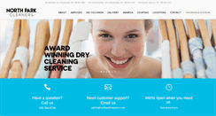 Desktop Screenshot of northparkcleaners.com